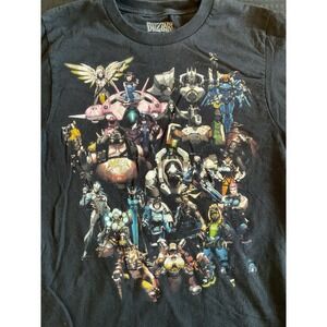 Blizzard Entertainment Designed By Jinx Overwatch Graphic T-Shirt Size XS Black